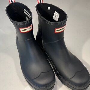 Hunter Men's PLAY™ Short Rain Boots, Black, Size 11 (US)